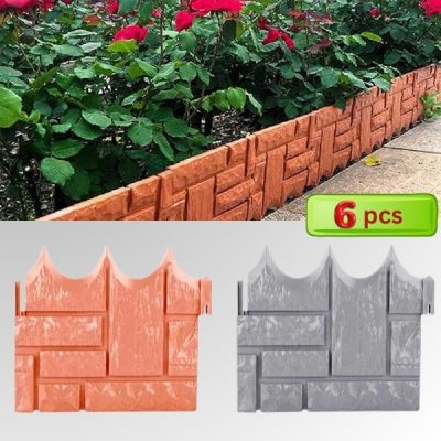 Gartenzaun in Ziegelsteinoptik | TERRABARIC