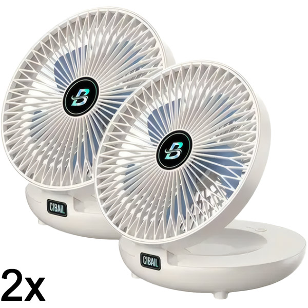 2x Tragbarer Mini-Ventilator | AIRCOLIO