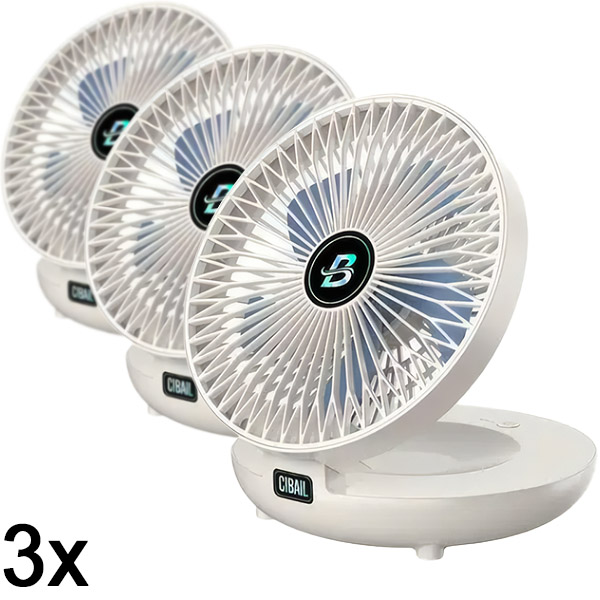 3x Tragbarer Mini-Ventilator | AIRCOLIO