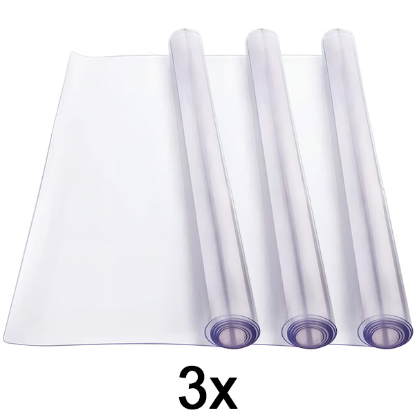 3x PVC-Tischabdeckung (90x160cm) | DURACOVER