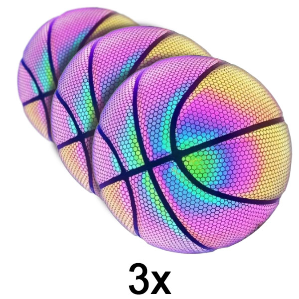 3x Leuchtender basketball | FLASHBALL