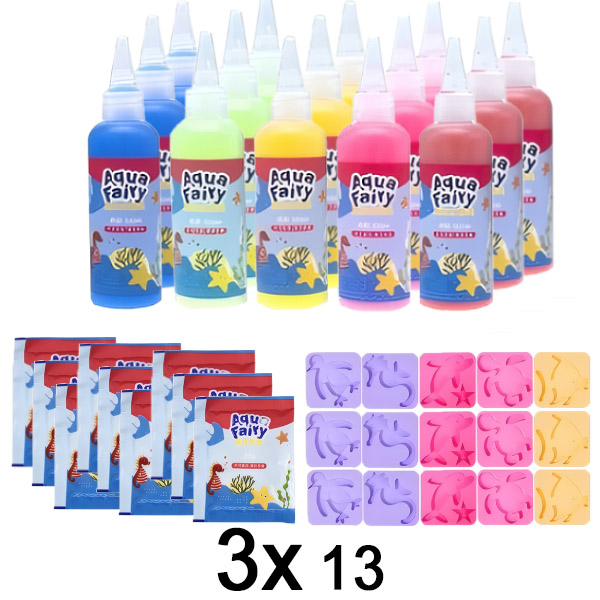 3x Kinder-wasserspielzeug-maker-set (13 teile) | GELPLI