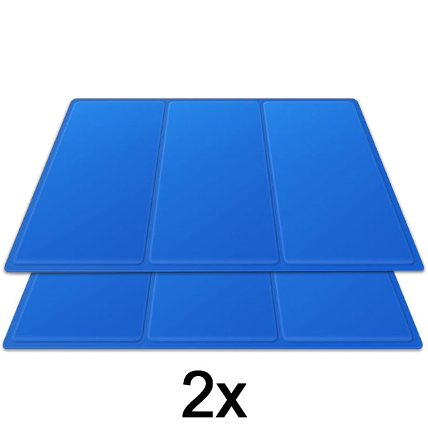 2x Haustier-Kühlmatte – 90 x 50 cm, kein Strom oder Wasser erforderlich | PAWCHILL