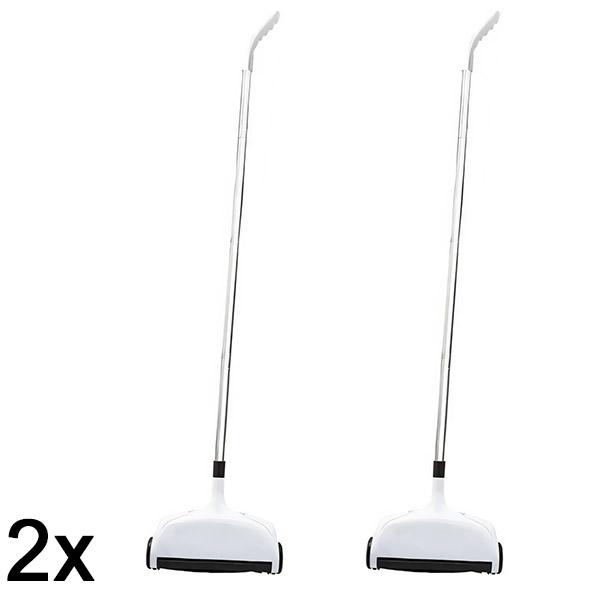 2x Inteligentní smeták 2 v 1 na zametání a čištění podlah | WIZBROOM