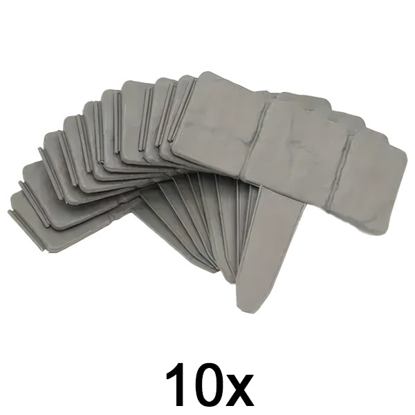1x Steinartige Gartenumrandung (10 Stk.) | MINIFENCE