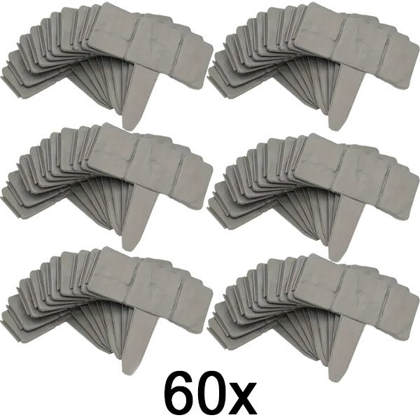 6x Steinartige Gartenumrandung (10 Stk.) | MINIFENCE