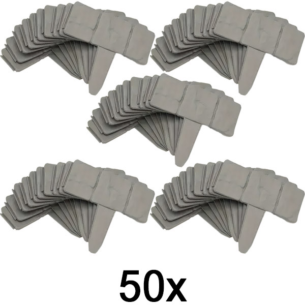 5x Steinartige Gartenumrandung (10 Stk.) | MINIFENCE